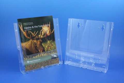 Wall Mount Single Pocket Full-Page Brochure Holder